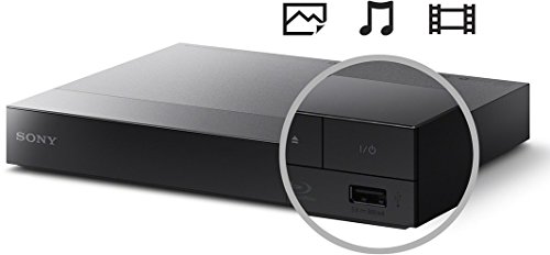 Sony BDPS6700, Reproductor de Blu-ray Disc (con CD, DVD, mejora 4K, Bluetooth, LDAC, USB Reproductor, Amplia Compatibilidad de Formatos), Ethernet, Negro