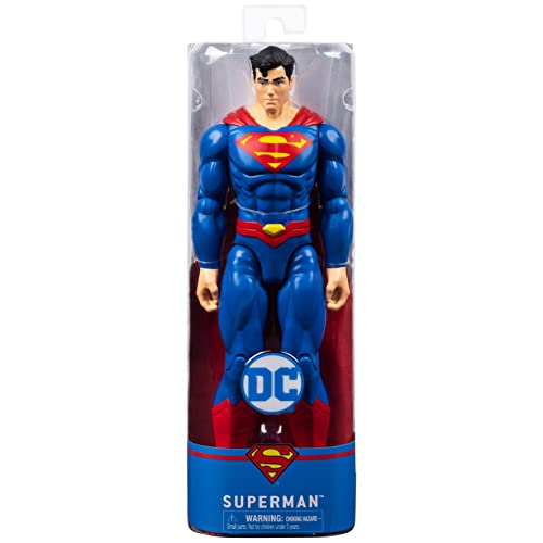 dc comics - Superman MUÑECO 30 CM - Figura Superman Articulada de 30 cm Coleccionable - 6056778 - Juguetes niños 3 años +