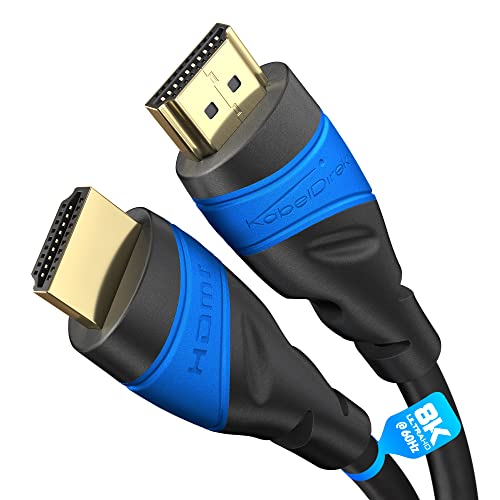 KabelDirekt 鈥� 1m 鈥� Cable HDMI 4K (4K@120Hz/4K@60Hz para una espectacular experiencia Ultra HD 鈥� High Speed con Ethernet, compatible con 2.0/1.4, Blu-ray/PS4/PS5/Xbox Series X/Switch, negro)