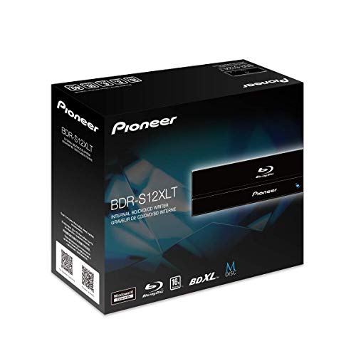 Pioneer BDR-S12XLT BLU-Ray-Brenner Negro, M-Disc, Retail