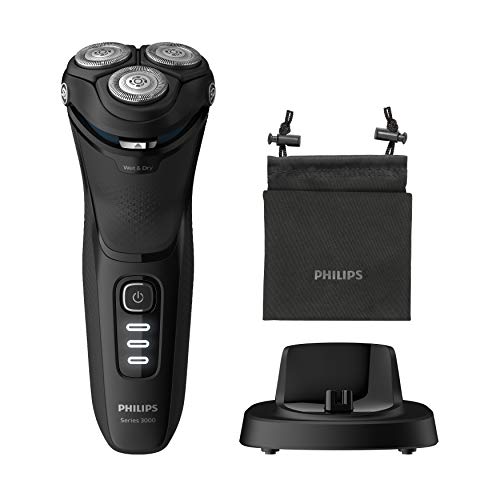Philips Shaver Series 3000 Wet & Dry S3233/52 Afeitadora eléctrica para uso en seco y húmedo para hombres