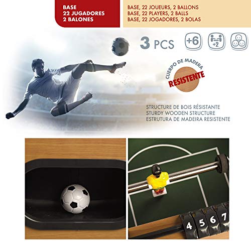 ColorBaby - Futbolín de Madera - 121 x 61 x 79 cm (85325)
