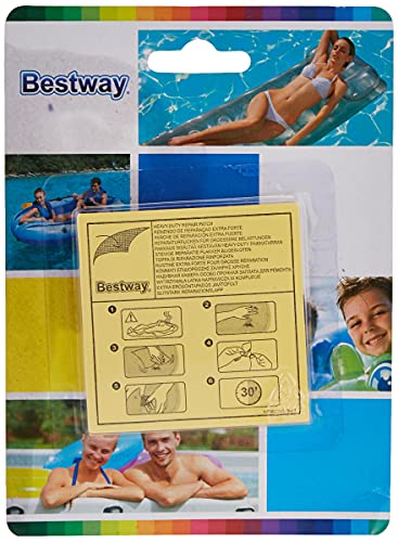 Bestway 62068 - Kit de Parches de Reparación Extra Fuertes 10 Unidades